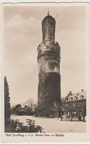 (83962) Foto AK Bad Homburg vor der Höhe, Weißer Turm, vor 1945