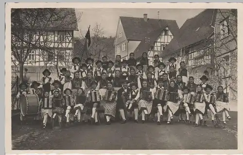 (82846) Foto AK Odenwälder Kinderspielschar Erlenbach, 1933-45