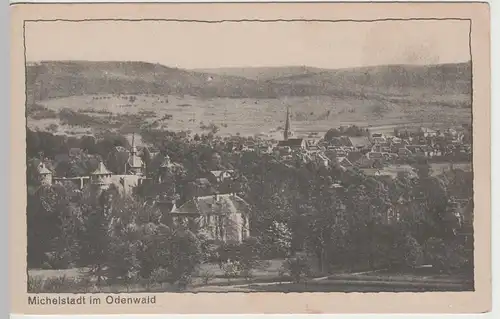 (81758) AK Michelstadt im Odenwald, Gesamtansicht, vor 1945