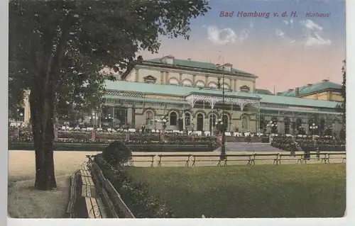 (78258) AK Bad Homburg v.d.H., Kurhaus, 1916