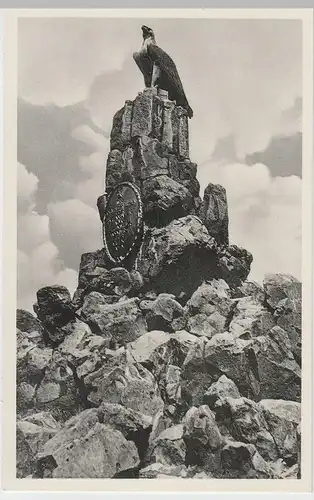 (77165) AK Wasserkuppe, Rhön, Fliegerdenkmal, vor 1945