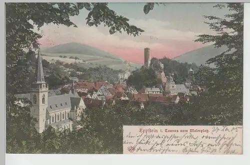 (76814) AK Eppstein im Taunus, Gesamtansicht vom Malerplatz, 1905