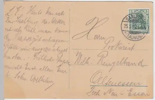 (7455) AK Bad Homburg v. d. Höhe, Kastell Saalburg 1912