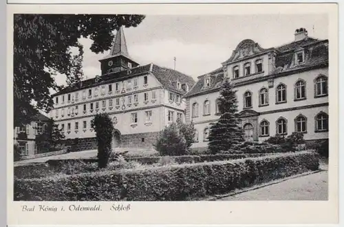 (7172) AK Bad König, Schloss, vor 1945