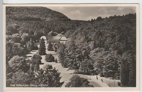 (68115) Foto AK Bad Wildungen, Georg Viktor-Tal, vor 1945