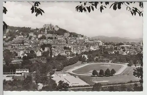 (67846) AK Marburg a.d. Lahn, Blick vom Cappelerberg 1969