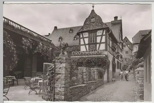 (66831) Foto AK Rüdesheim, Drosselhof nach 1945