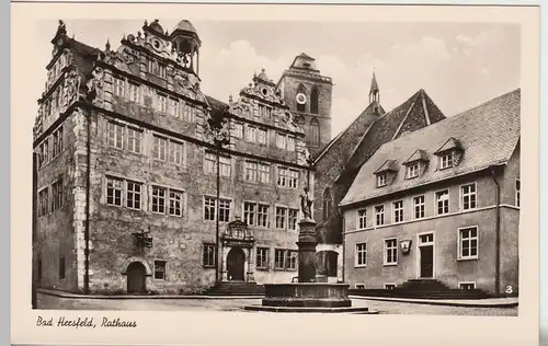 (60100) Foto AK Bad Hersfeld, Rathaus