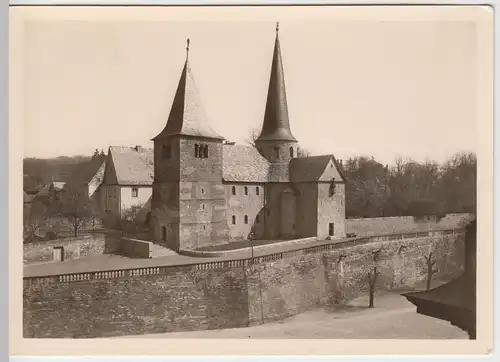 (57744) Foto AK Fulda, Michaelskirche nach 1945
