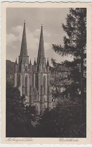 (56202) AK Marburg a.d. Lahn, Elisabethkirche 1927