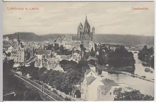 (5613) AK Limburg an der Lahn, Dom, Stadtansicht, um 1907