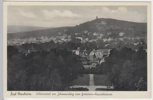 (5507) AK Bad Nauheim, Villenviertel, Johannisberg, vor 1945