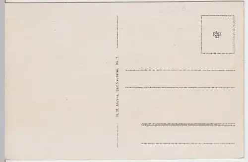 (5507) AK Bad Nauheim, Villenviertel, Johannisberg, vor 1945