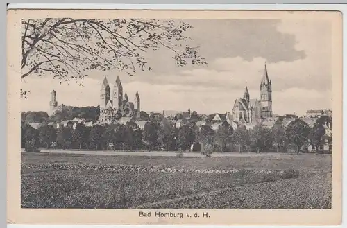 (54563) AK Bad Homburg vor der Höhe, Panorama, Feldpost 1916