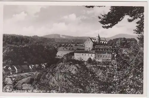 (54468) Foto AK Schloss Schönberg bei Bensheim