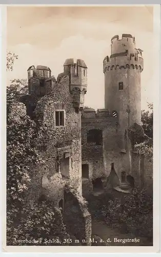 (47315) Foto AK Schloss Auerbach, Bergstraße 1935