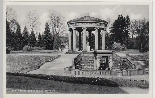 (46075) AK Bad Homburg, Elisabeth-Brunnen, 1938