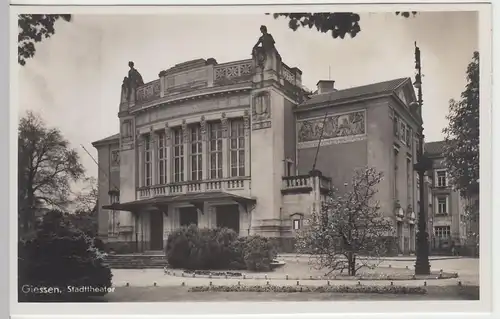 (42783) Foto AK Giessen, Stadttheater 1930/40er