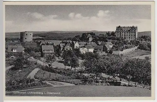 (39512) AK Lichtenberg im Odenwald, Panorama 1938