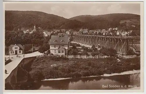 (39340) Foto AK Bad Sooden a.d. Werra, Gradierwerk 1934