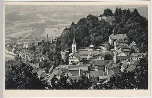 (37838) AK Lindenfels im Odenwald, Totale, vor 1945