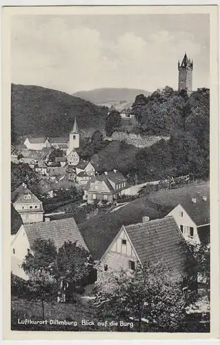 (36417) AK Dillenburg, Blick auf die Burg, 1937