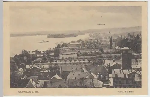 (31096) AK Eltville, Westl. Stadtteil, 1929