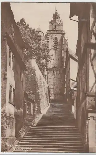 (30833) Foto AK Wetzlar, Domtreppe, vor 1945