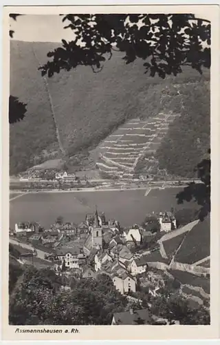 (30575) Foto AK Assmannshausen a. Rh., Blick auf Stadt, 1942