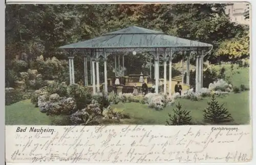 (2871) AK Bad Nauheim, Karlsbrunnen 1905