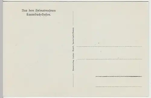 (28490) AK Lauterbach (Hessen), Heimatmuseum vor 1945