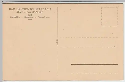 (28551) AK Bad Langenschwalbach, Totale 1920er