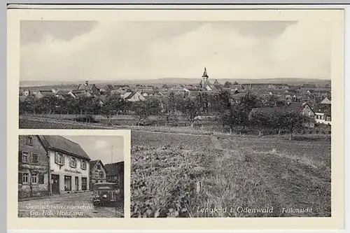 (28040) AK Lengfeld, Odenwald, Gemischwarengeschäft