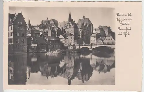 (26593) Foto AK Marburg, Lahn, Universität, Schloss, vor 1945