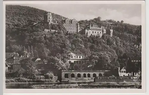 (68487) Foto AK Heidelberg, Schloß von der Hirschgasse, 1930er