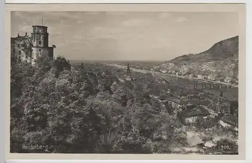 (66362) Foto AK Heidelberg, 1930