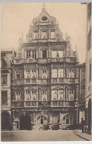 (4997) AK Heidelberg, Hotel Zum Ritter, um 1910