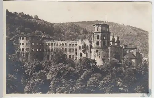 (4148) Foto AK Heidelberg, Schloss 1930