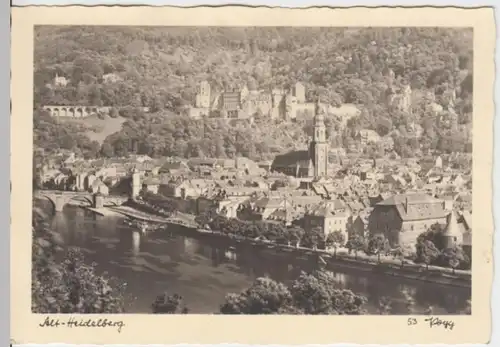 (2574) Foto AK Heidelberg, Stadtansicht