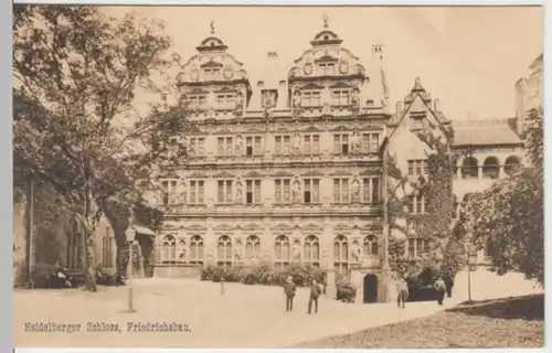 (2542) AK Heidelberg, Schloss, Friedrichsbau, um 1907