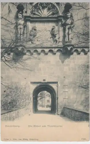 (2534) AK Heidelberg, Schloss, Torturm, bis 1905