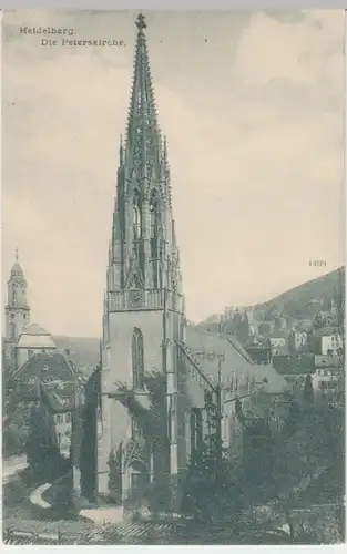 (15086) AK Heidelberg, Peterskirche, bis 1905