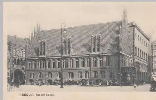 (95098) AK Hannover, Altes Rathaus, vor 1945
