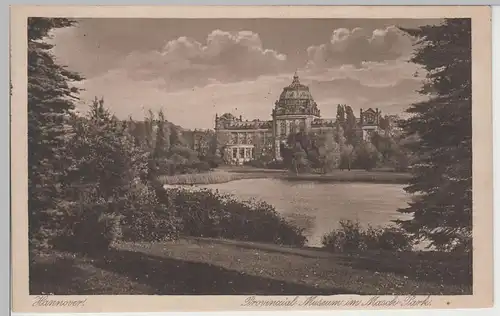 (78556) AK Hannover, Maschpark, Provinzialmuseum 1918