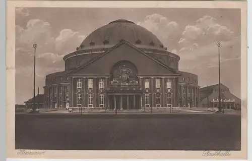 (74199) AK Hannover, Stadthalle, vor 1945