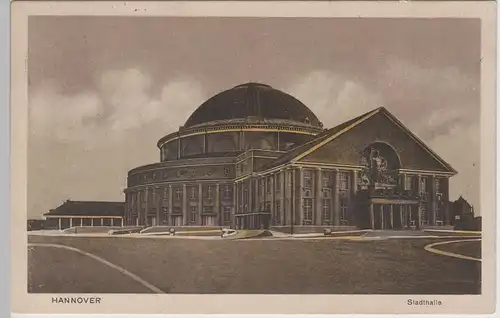 (74191) AK Hannover, Stadthalle, 1918