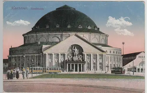 (74185) AK Hannover, Stadthalle, vor 1920