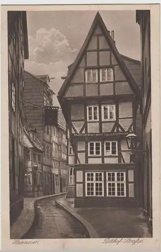 (72844) AK Hannover, Fachwerkhäuser in der Potthofstraße, bis 1926