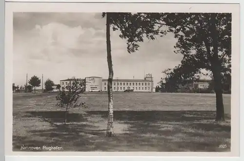 (71933) Foto AK Hannover, Flughafen 1930/40er