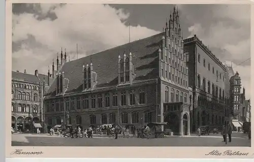 (71922) AK Hannover, Altes Rathaus, 1940